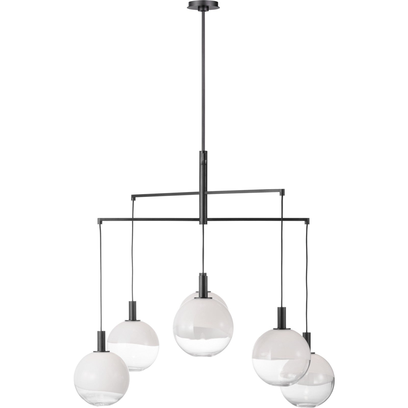 Torian Extra Large Chandelier Aged Iron - Visual Comfort Ceiling Lights