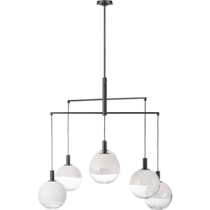 Torian Extra Large Chandelier Aged Iron - Visual Comfort Ceiling Lights