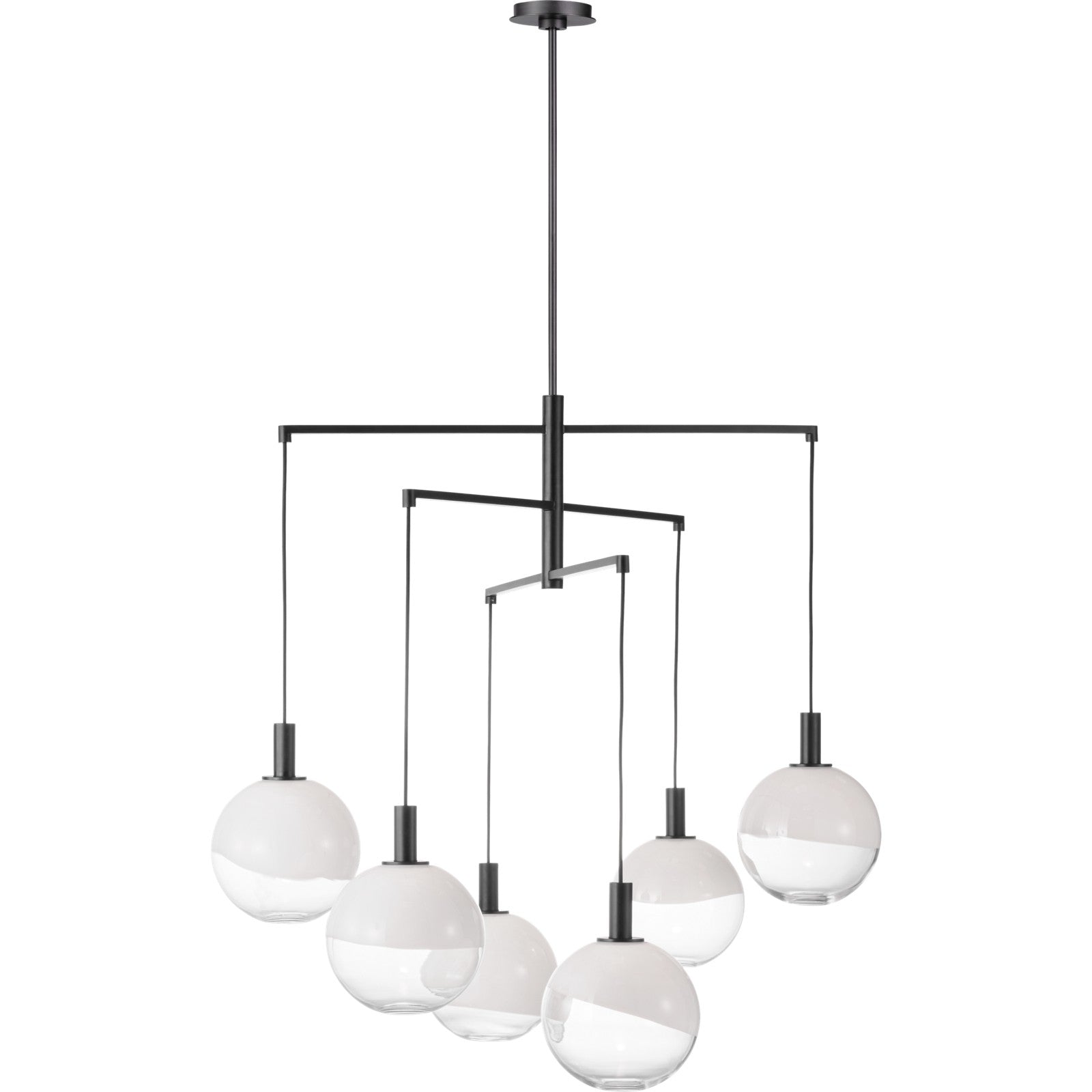 Torian Extra Large Chandelier Aged Iron - Visual Comfort Ceiling Lights