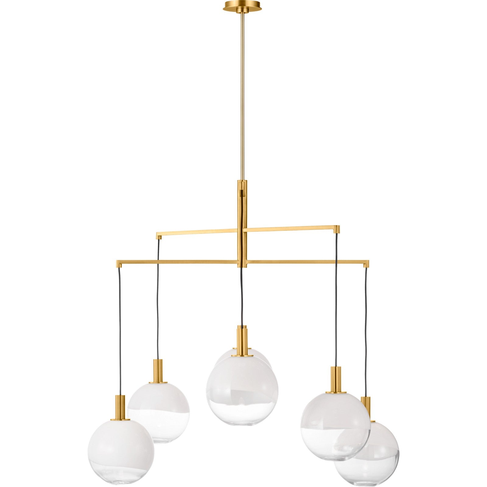 Torian Extra Large Chandelier Aged Iron - Visual Comfort Ceiling Lights