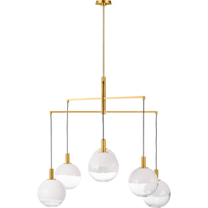 Torian Extra Large Chandelier Aged Iron - Visual Comfort Ceiling Lights