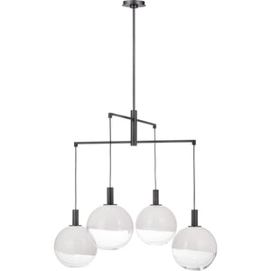Torian Large Chandelier Aged Iron - Visual Comfort Ceiling Lights
