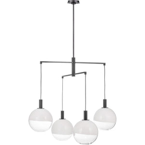 Torian Large Chandelier Aged Iron - Visual Comfort Ceiling Lights