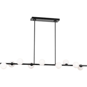 Altair Large Linear Chandelier Aged Iron - Visual Comfort Ceiling Lights
