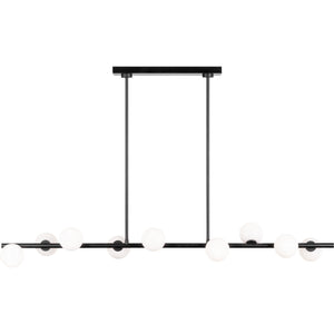 Altair Large Linear Chandelier Aged Iron - Visual Comfort Ceiling Lights