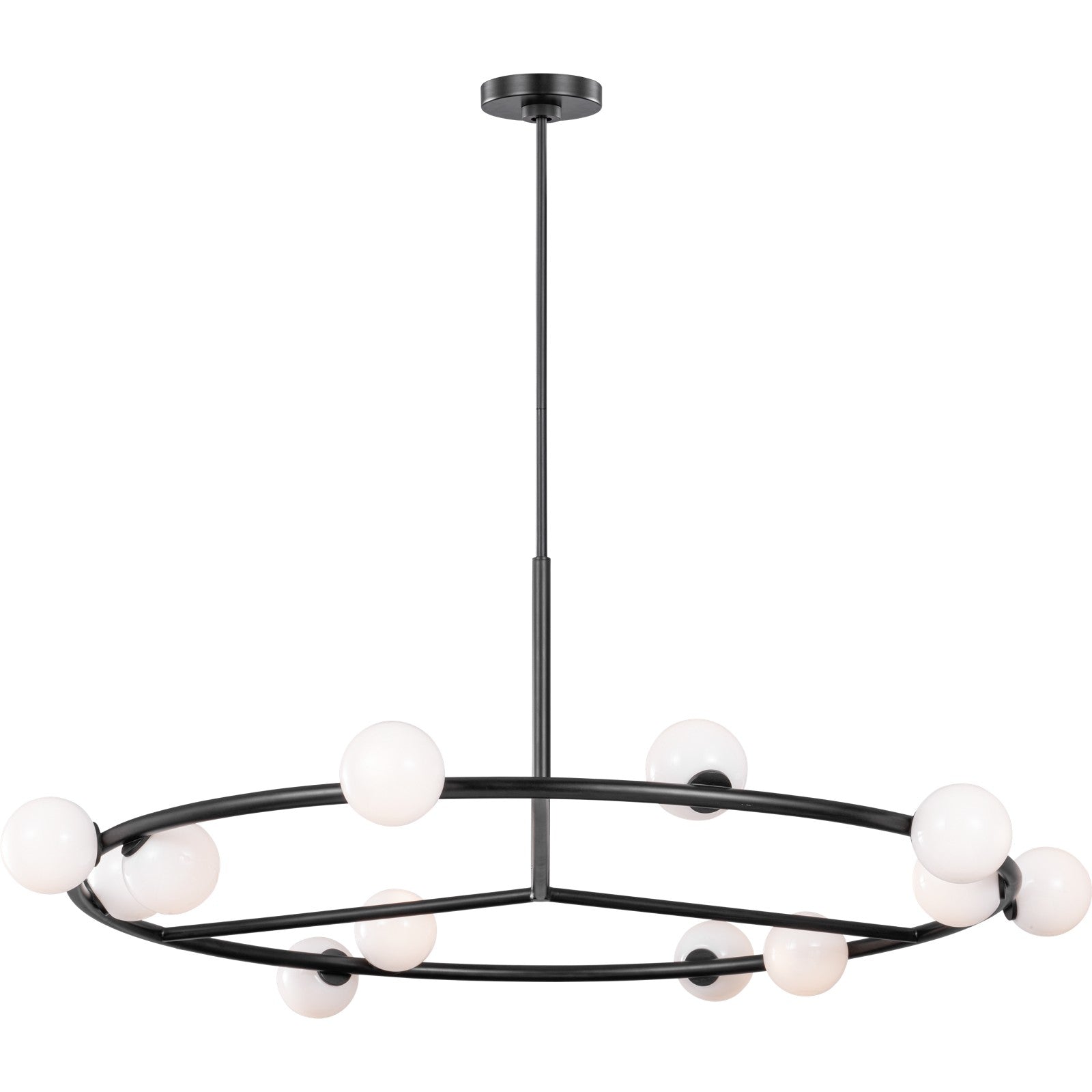 Altair Extra Large Chandelier Aged Iron - Visual Comfort Ceiling Lights