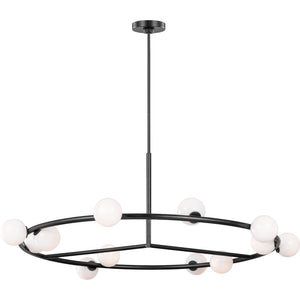 Altair Extra Large Chandelier Aged Iron - Visual Comfort Ceiling Lights