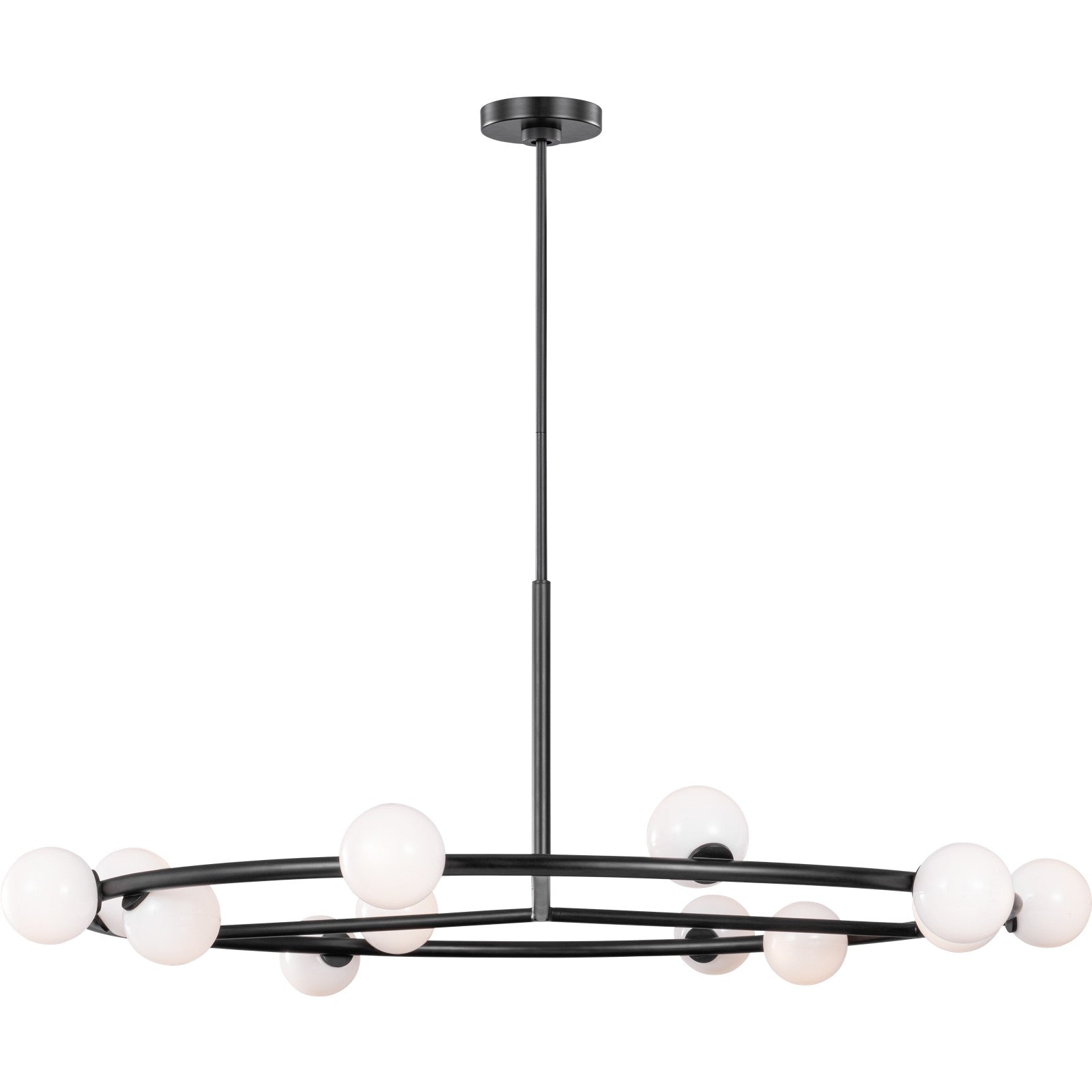 Altair Extra Large Chandelier Aged Iron - Visual Comfort Ceiling Lights