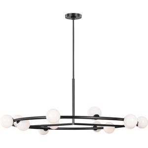 Altair Extra Large Chandelier Aged Iron - Visual Comfort Ceiling Lights