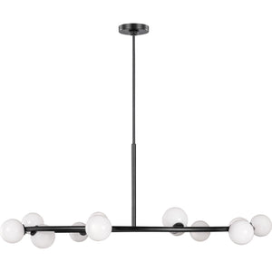 Altair Extra Large Chandelier Aged Iron - Visual Comfort Ceiling Lights