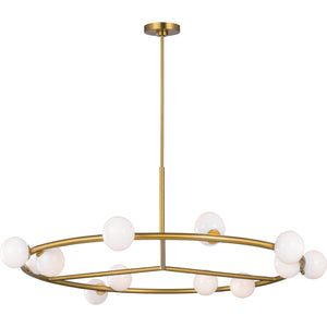 Altair Extra Large Chandelier Aged Iron - Visual Comfort Ceiling Lights