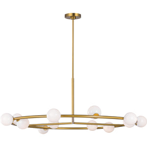Altair Extra Large Chandelier Aged Iron - Visual Comfort Ceiling Lights