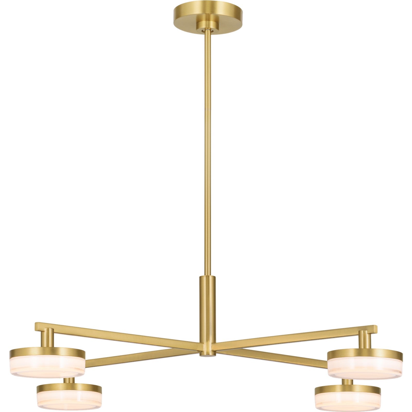 Khan Large Chandelier Aged Iron Bulbs Inc - Visual Comfort Ceiling Lights