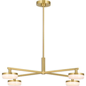 Khan Large Chandelier Aged Iron Bulbs Inc - Visual Comfort Ceiling Lights