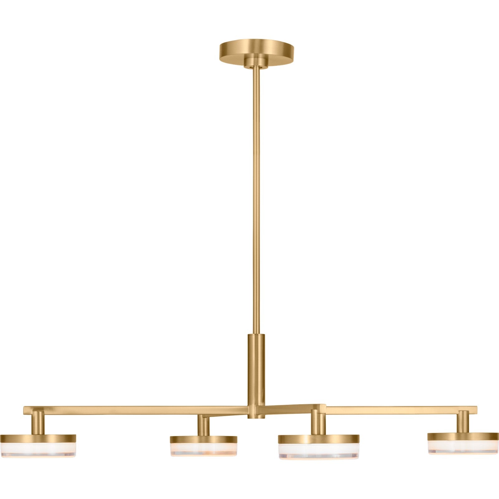 Khan Large Chandelier Aged Iron Bulbs Inc - Visual Comfort Ceiling Lights