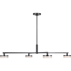 Khan Extra Large Chandelier Aged Iron Bulbs Inc - Visual Comfort Ceiling Lights