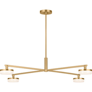 Khan Extra Large Chandelier Aged Iron Bulbs Inc - Visual Comfort Ceiling Lights