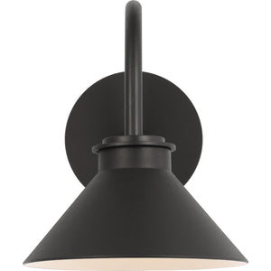 Modern Barn Light Small Wall Lantern Textured Black Bulbs Inc - Visual Comfort Outdoor Lighting