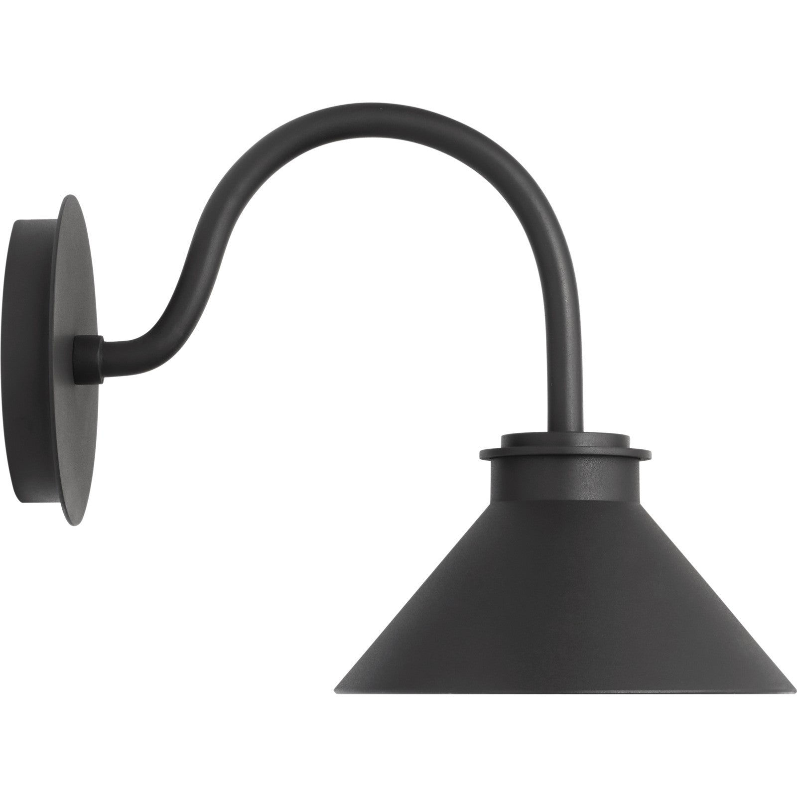Modern Barn Light Small Wall Lantern Textured Black Bulbs Inc - Visual Comfort Outdoor Lighting