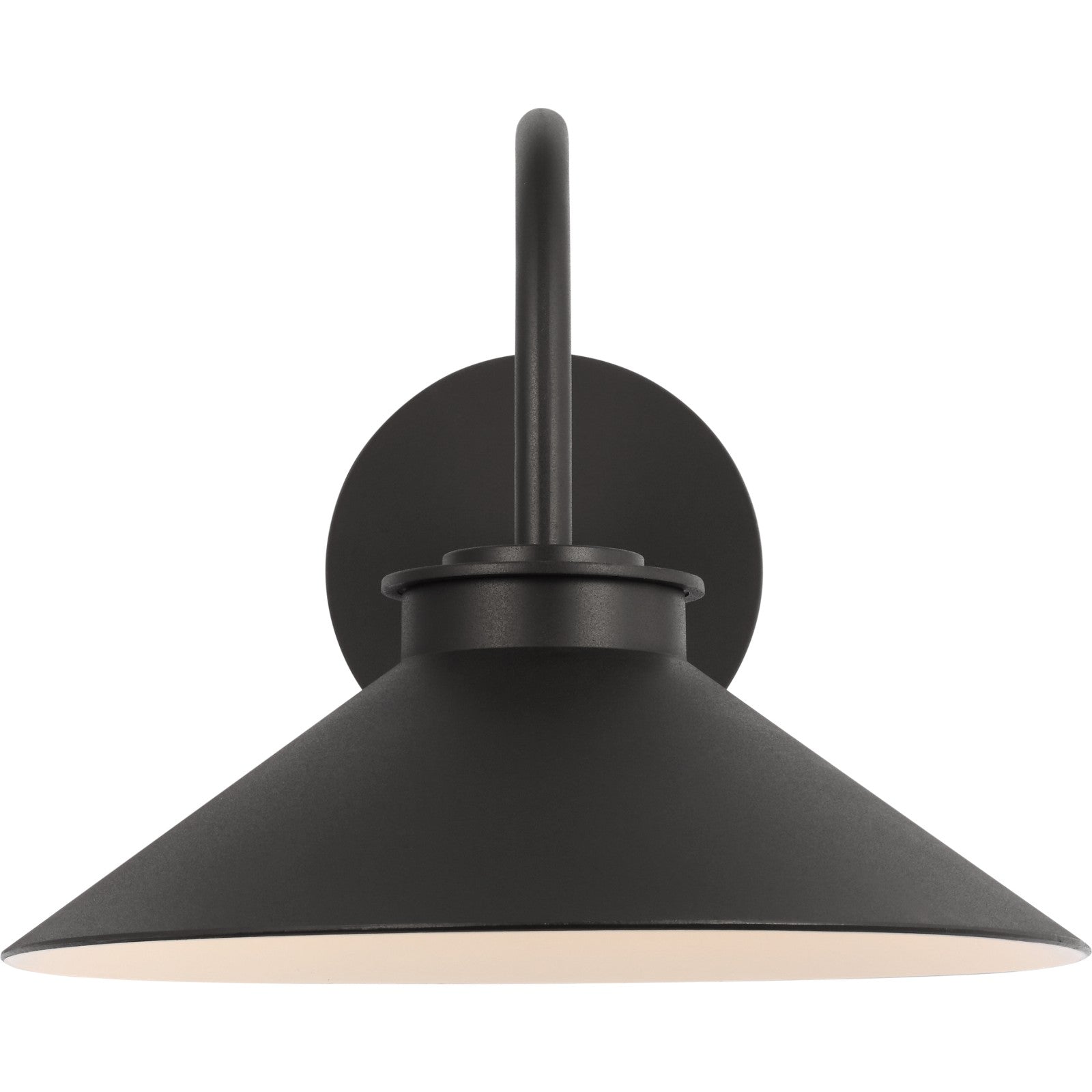 Modern Barn Light Medium Wall Lantern Textured Black Bulbs Inc - Visual Comfort Outdoor Lighting