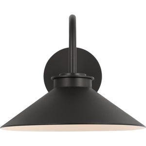 Modern Barn Light Medium Wall Lantern Textured Black Bulbs Inc - Visual Comfort Outdoor Lighting
