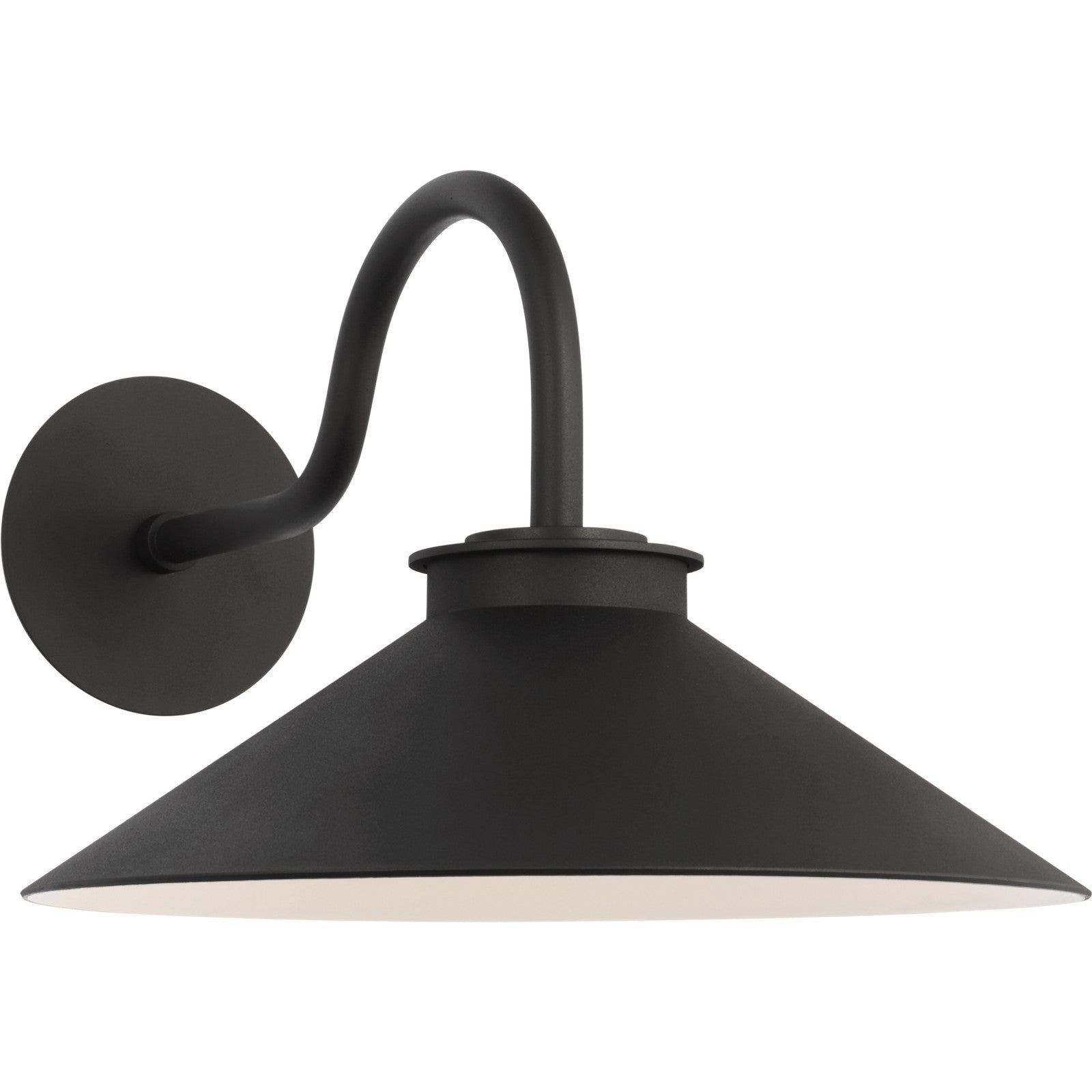 Modern Barn Light Large Wall Lantern Textured Black Bulbs Inc - Visual Comfort Outdoor Lighting