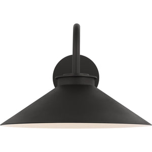 Modern Barn Light Large Wall Lantern Textured Black Bulbs Inc - Visual Comfort Outdoor Lighting
