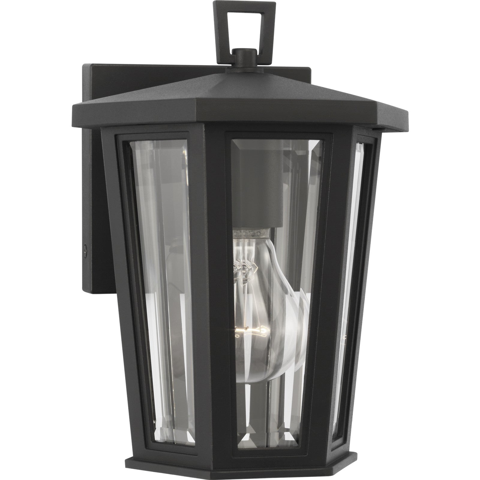 Witley Mini Wall Lantern Textured Black - Visual Comfort Outdoor Lighting