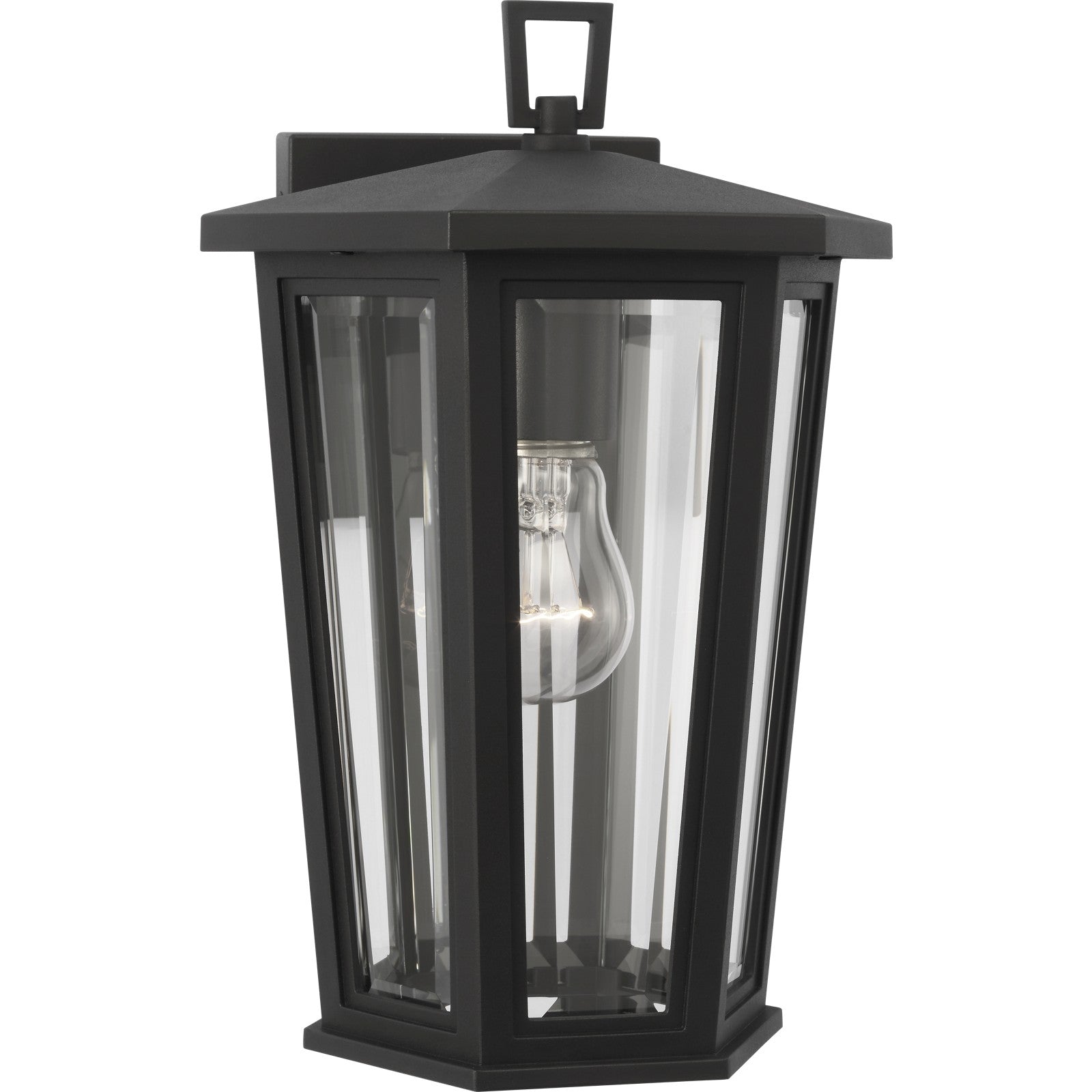 Witley Small Wall Lantern Textured Black - Visual Comfort Outdoor Lighting