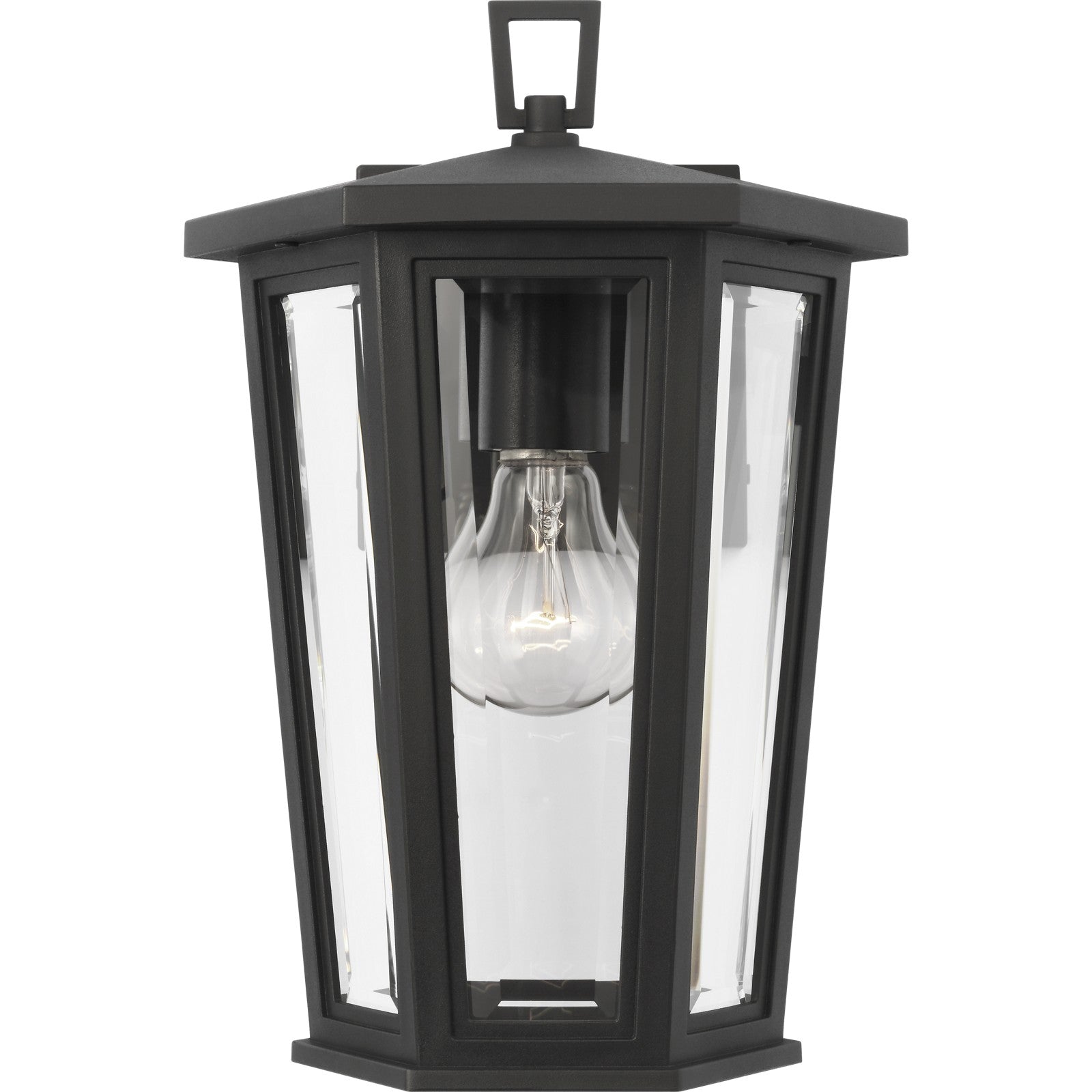 Witley Small Wall Lantern Textured Black - Visual Comfort Outdoor Lighting