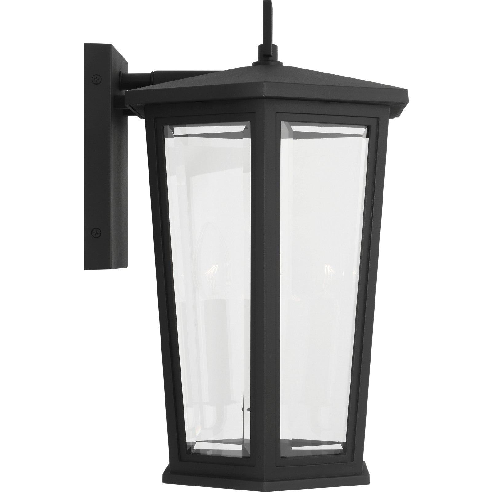 Witley Medium Wall Lantern Textured Black - Visual Comfort Outdoor Lighting
