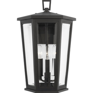 Witley Large Wall Lantern Textured Black - Visual Comfort Outdoor Lighting