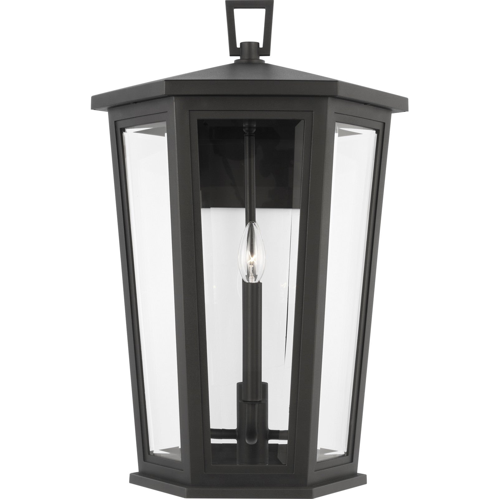 Witley Extra Large Wall Lantern Textured Black - Visual Comfort Outdoor Lighting