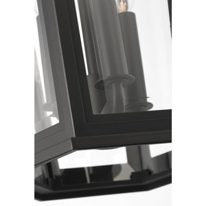 Witley Large Pendant Lantern Textured Black - Visual Comfort Outdoor Lighting