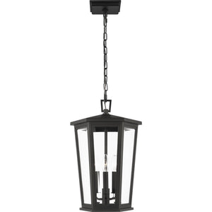 Witley Large Pendant Lantern Textured Black - Visual Comfort Outdoor Lighting
