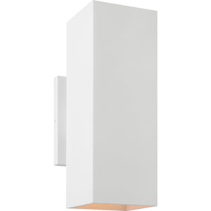 Pohl StoneStrong 2-Light Medium Lantern in Outdoor Textured White - Visual Comfort Outdoor Lighting