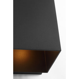 Pohl StoneStrong 1-Light Medium Lantern in Textured Black - Visual Comfort Outdoor Lighting