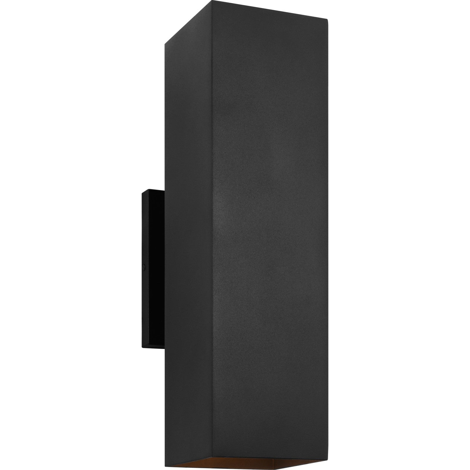 Pohl StoneStrong Large Lantern in Textured Black - Visual Comfort Outdoor Lighting