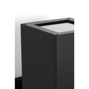 Pohl StoneStrong Large Lantern in Textured Black - Visual Comfort Outdoor Lighting