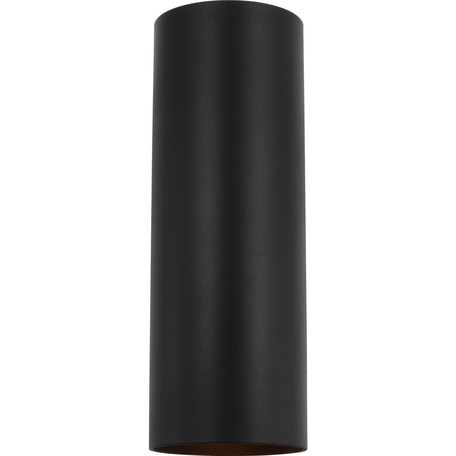Outdoor Cylinders Medium Two Light Wall Lantern Textured Black - Visual Comfort Outdoor Lighting