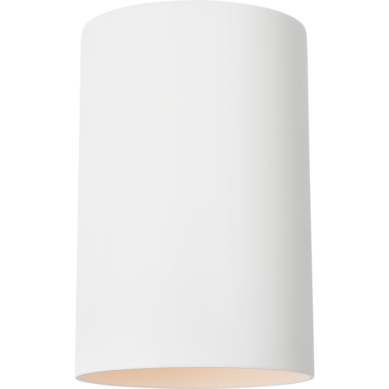 Outdoor Cylinders Medium One Light Wall Lantern Textured Black - Visual Comfort Outdoor Lighting