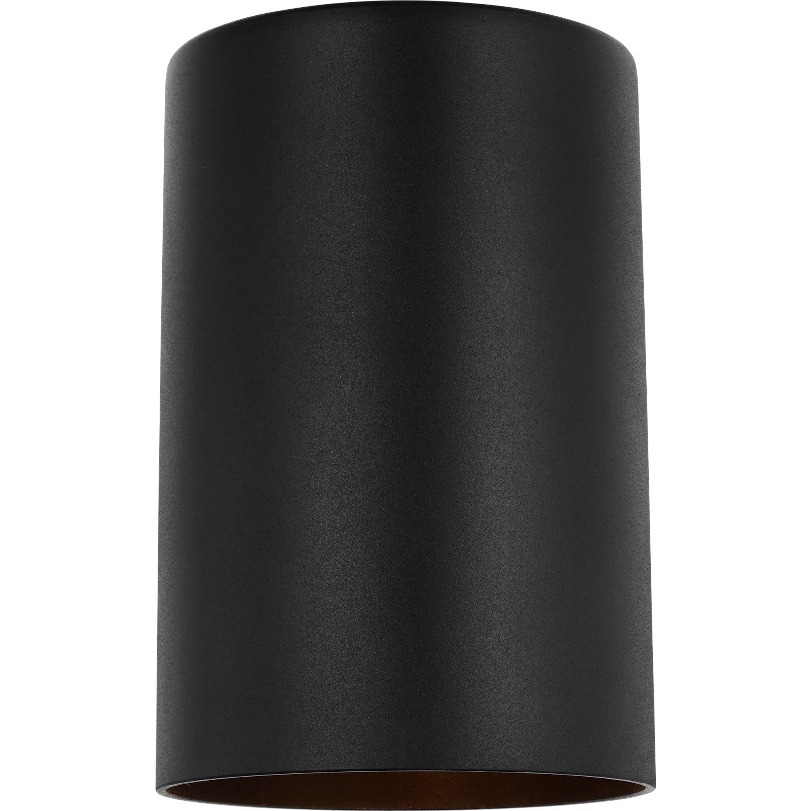 Outdoor Cylinders Medium One Light Wall Lantern Textured Black - Visual Comfort Outdoor Lighting