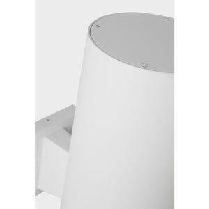 Outdoor Cylinders Large Two Light Wall Lantern Textured Black - Visual Comfort Outdoor Lighting