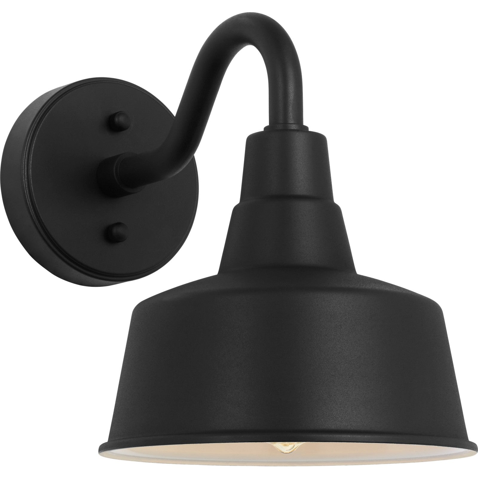 Barn Light Small StoneStrong Wall Lantern Textured Black - Visual Comfort Outdoor Lighting