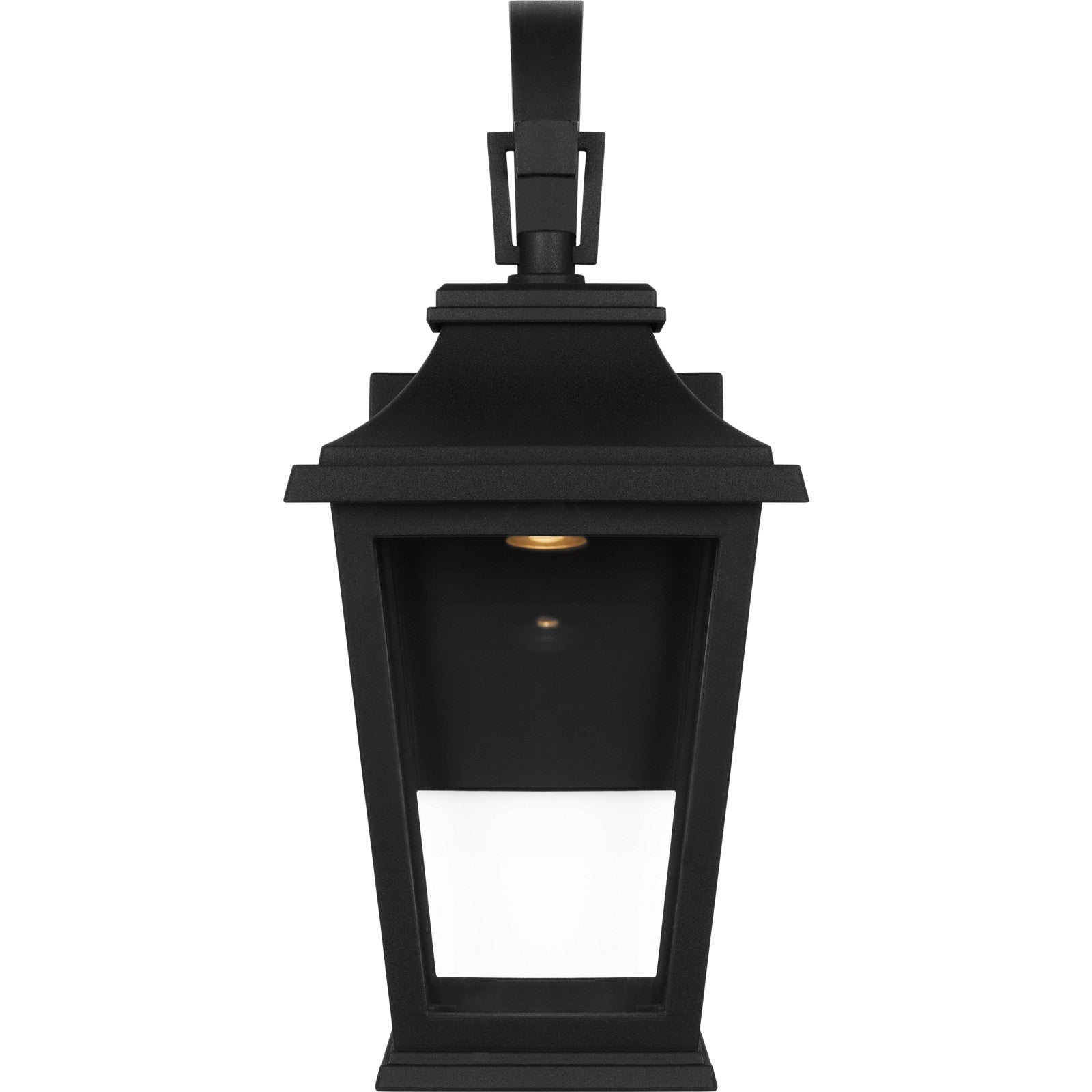 Warren Mini Lantern Textured Black Bulbs Inc - Visual Comfort Outdoor Lighting