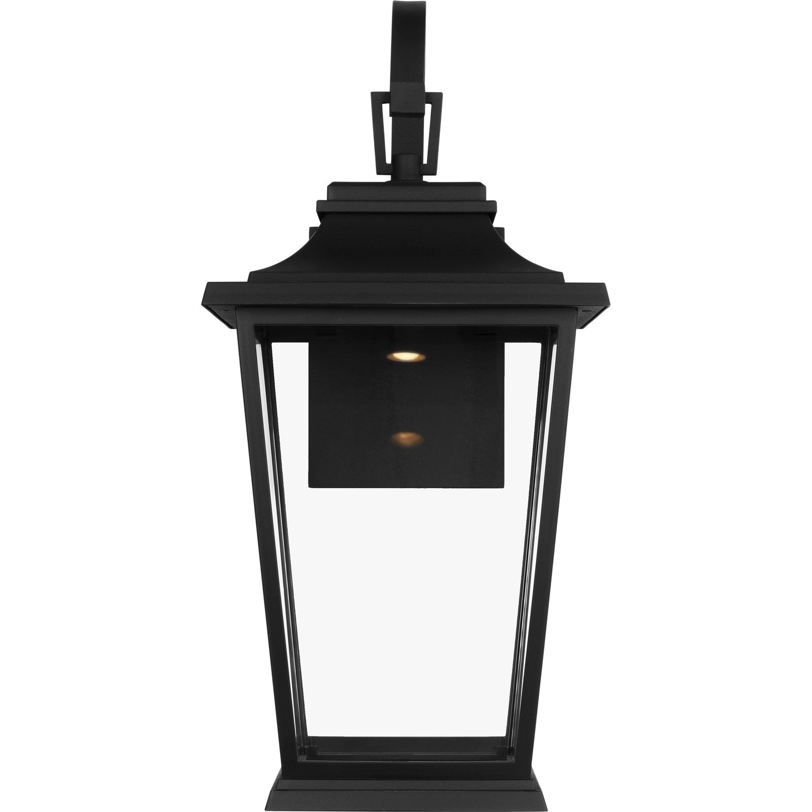 Warren Medium Lantern Textured Black Bulbs Inc - Visual Comfort Outdoor Lighting