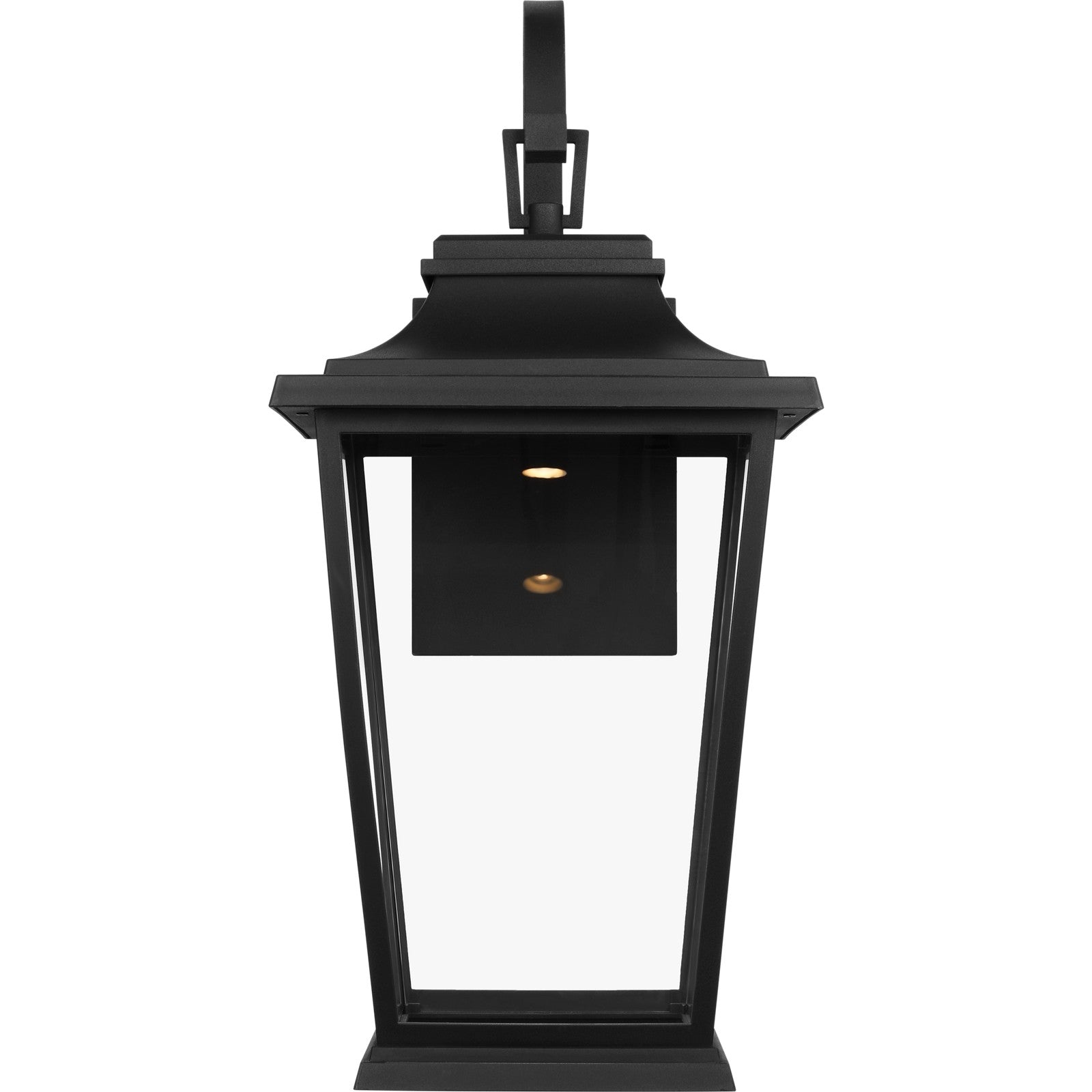 Warren Large Lantern Textured Black Bulbs Inc - Visual Comfort Outdoor Lighting