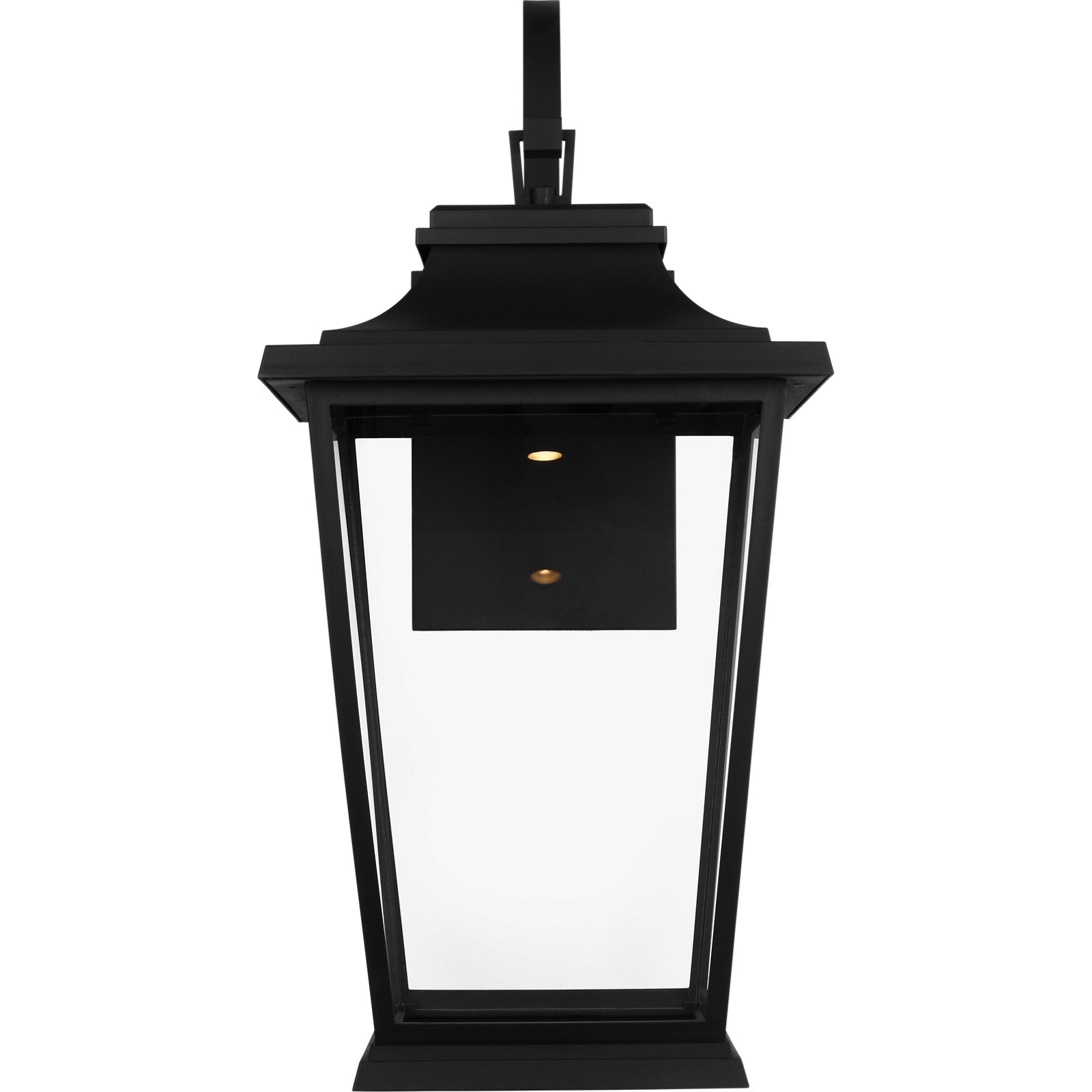 Warren Extra Large Lantern Textured Black Bulbs Inc - Visual Comfort Outdoor Lighting