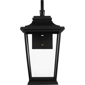 Warren Extra Large Lantern Textured Black Bulbs Inc - Visual Comfort Outdoor Lighting