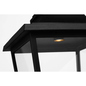 Warren Hanging Lantern Textured Black Bulbs Inc - Visual Comfort Outdoor Lighting